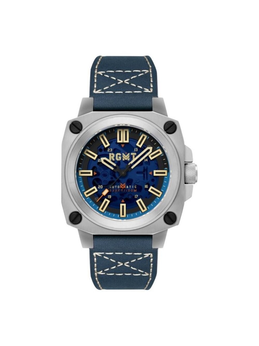 NWT Rgmt Altimeter Blue Dial Men's Watch